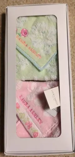 ローラアシュレイタオルハンカチセット