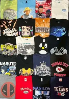 アメリカ直輸入古着 プリントTシャツ メンズ L/XL 20枚セット まとめ 