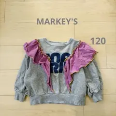 MARKEY'S マーキーズ フリルトレーナー 120