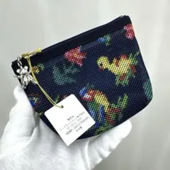 【新品】FEILER ハイジ ネイビー舟型メッシュポーチ　HEMP-241375