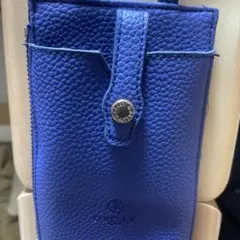 D.KELLY スマホショルダーバッグ ブルー