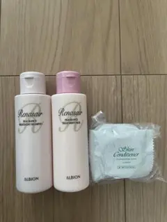 ALBION Renasair シャンプー・トリートメント、クレンジングバー