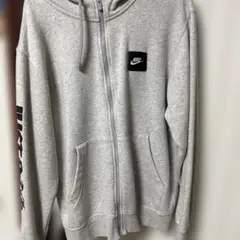Nike グレー フルジップ パーカー M