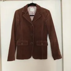 テーラードジャケットブラウン