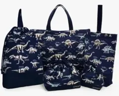 【新品未使用】カラフルキャンディスタイル 入園・入学5点セット 恐竜 男の子