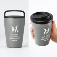 【新品未使用未開封】UNIQLO ステンレスボトル タンブラー グレー