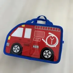 トミカ 小物入れ 消防車・警察車両デザイン