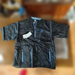 adidas ハーフジップ半袖中綿ジャケット XOサイズ