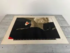 アントニ・クラーベ「枯葉の静物」大作 リトグラフ 直筆サイン入 額縁入 抽象画 アントニ・クラーベ「枯葉の静物」大作 リトグラフ 直筆サイン入