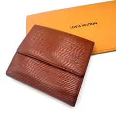 LOUIS VUITTON エピ ポルト モネ ビエ カルトクレディ 折財布