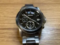 SEIKO アナログ腕時計 ブラック ジャンク