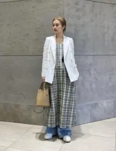 RF様　UNITED ARROWS チェック キャミソール ワンピース RF様 UNITED ARROWS チェック キャミソール ワンピース - メルカリ