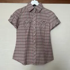 BURBERRY BLUE LABEL 半袖 ブラウス 36