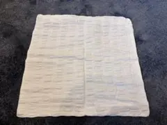 無印良品　綿サッカー織クッションカバー　白 43x43cm用