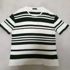 BLACK LABEL CRESTBRIDGE パイル ボーダー Tシャツ L