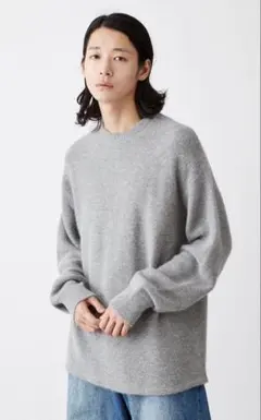 【新品】B.C STOCK SOFT ANGORA ガータークルーネックニット