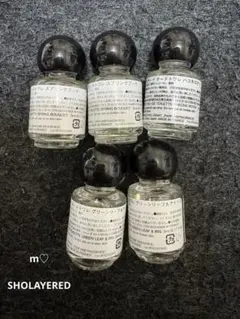 SHOLAYERED ミニ香水　5本セット