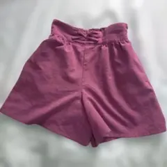 ロペ　パープル キュロット ウエストリボン120 裏地つき