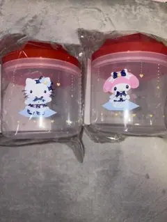 サンリオhappyくじ　ホリデーコレクション　　　　 D賞キャニスター2点セット