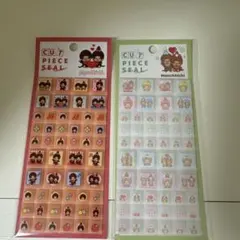 Monchhichi & Jp. Monchhichi ピースシール 2枚セット