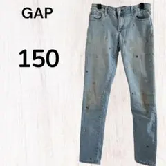 GAP 【150】花柄刺繍デニムパンツ ジーンズ パンツ