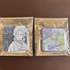 鬼滅の刃 鬼滅の奏宴in横浜 原画グリッター缶バッジ 胡蝶しのぶ2個セット