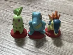 ポケモンチョコエッグ 旅立ちの3匹 ワニノコチコリータヒノアラシ 3体セット