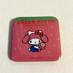ハローキティ 50周年 缶バッジ　サーティーワン　マイメロディ