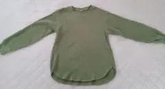 ワッフル 長袖 Tシャツ