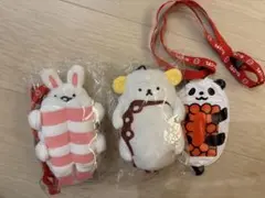 スシロー　ぬいぐるみだっこずしパスケース 非売品　ひつじ　うさぎ　だっこずしのサムネイル