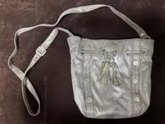 Nine West ナインウェスト ショルダーバッグ メタリックシルバーのサムネイル