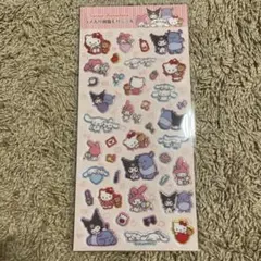 サンリオ　ラメ入り樹脂もりシール サンリオキャラクターズ