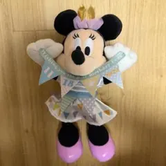 ミキミニ2023バースデー　誕生日ミニーぬいぐるみバッジ