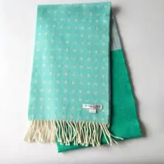 エルメス マルジェラ期 カシミヤシルク混 マフラー ストール グリーン