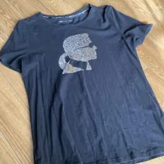 KARL LAGERFELD ブラック Tシャツ XSサイズのサムネイル