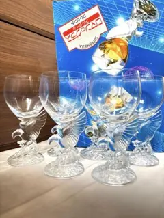 【昭和レトロ】 スーパーニッカ 50周年記念 ロマンのグラス 6個
