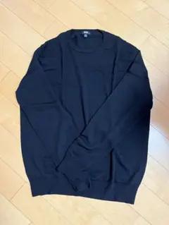 エクストラファインメリノクルーネックセーター XL