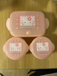ハローキティ　保存容器3点セット