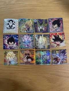 ドラゴンボールイラストシールウエハースのシール5枚セット