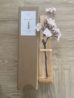 Salut!壁掛け一輪挿し　淡雪の桜　造花付きのサムネイル