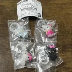 ハローキティめじるしアクセサリー 4種セット　天使　お花　小悪魔　チャーミー