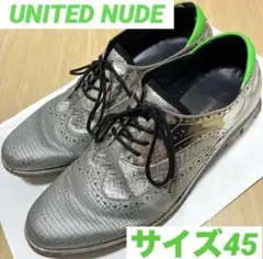 【ジャンク・素材用】UNITED NUDE サイズ45 シルバー レースアップのサムネイル