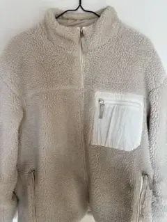 もこもこボアフリースジャケット