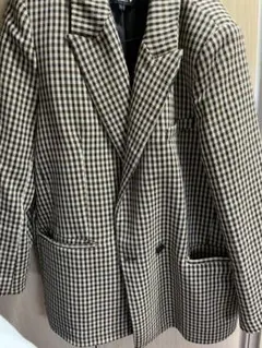 テーラードジャケット ZARA チェック