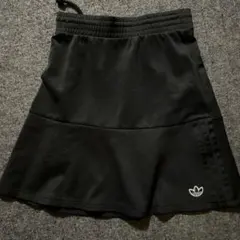 adidas オリジナルス ジャージ素材フレアスカート ブラックM