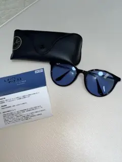 Ray-Ban サングラス ブラック ブルーレンズ ケース付のサムネイル