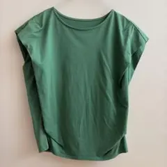 イトキン　フレンチスリーブ Tシャツ グリーンのサムネイル