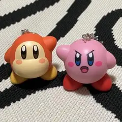《星のカービィ》バッグチャーム キーホルダー カービィ＆ワドルディ 2個セット★