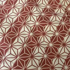 和柄生地　110×87 麻の葉　綿