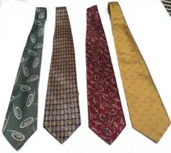 Pentagono & CLAUDIO VALENTINO ネクタイ4本セット